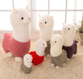Creative animal toy sheep cashmere wool pillow doll cute dolls doll birthday gift horse alpaca