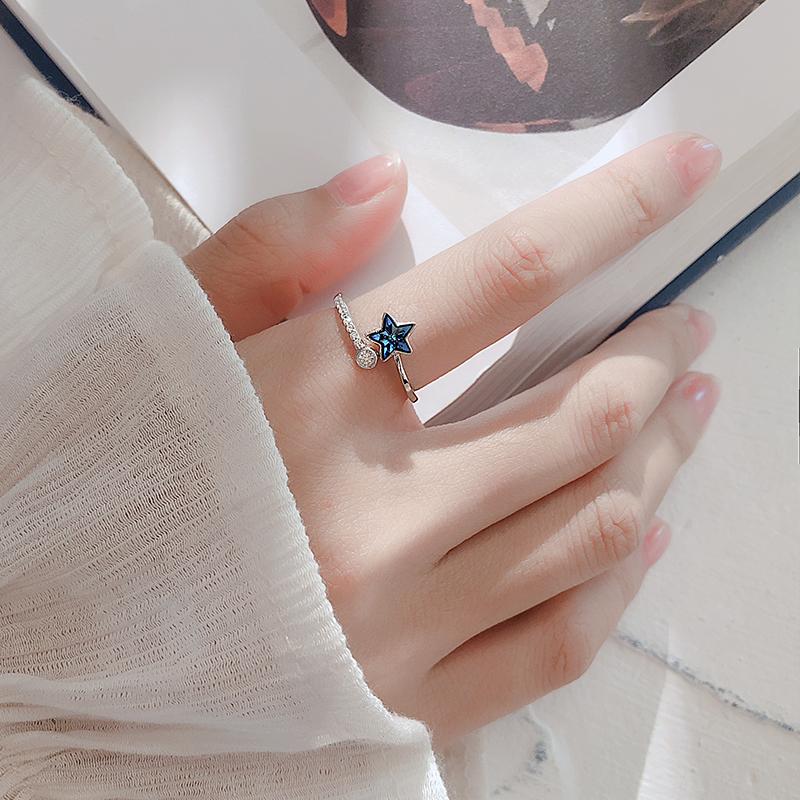 Blue Star Opening Ring