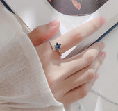 Blue Star Opening Ring