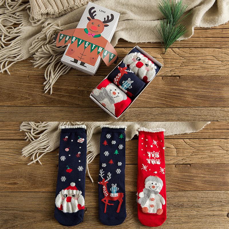 Ladies boxed Christmas stockings