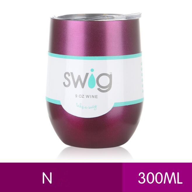 2020 hot drink cups 9 унц. the egg in the form of a 304 stainless steel drink Tumber mug lid wine beer vacuum thermos cup