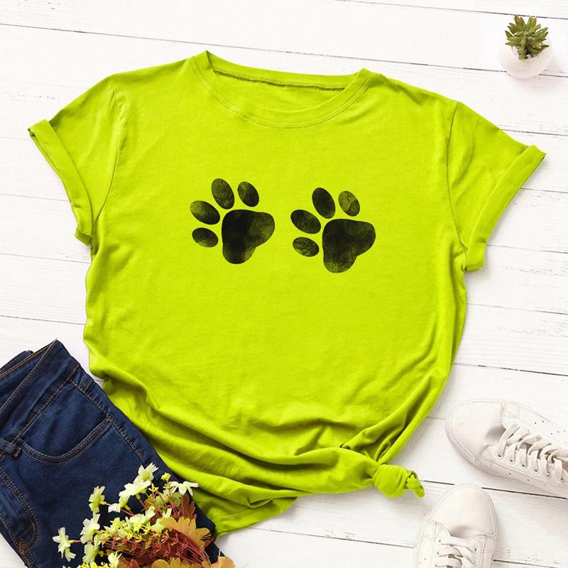 Footprint printed cotton