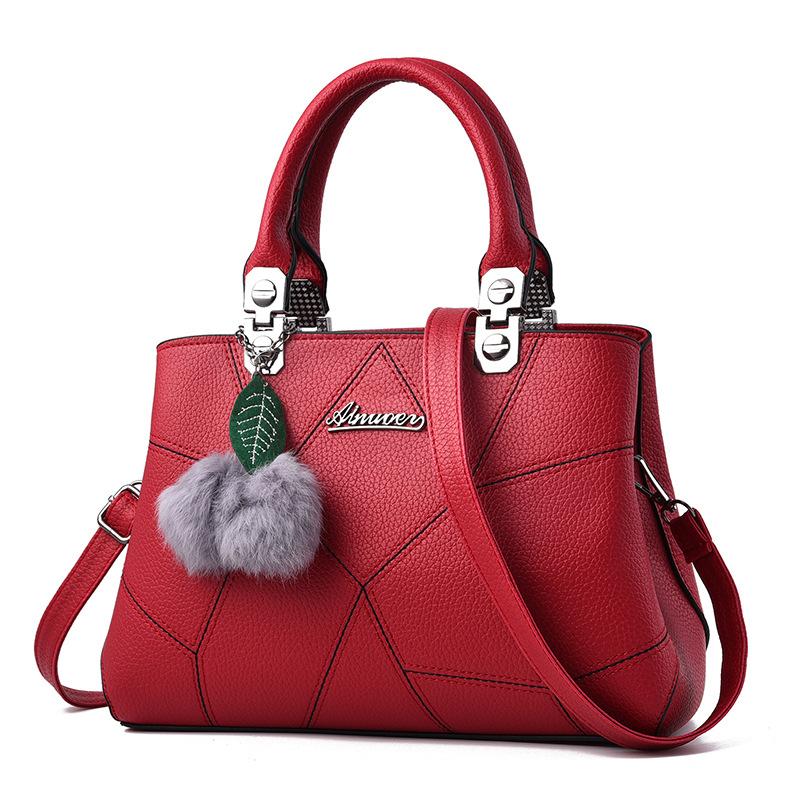 Ladies bag 2020 new fashion handbags handbags middle-aged mom Bag Shoulder Bag Messenger Bag Handbag.