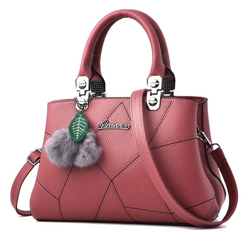 Ladies bag 2020 new fashion handbags handbags middle-aged mom Bag Shoulder Bag Messenger Bag Handbag.