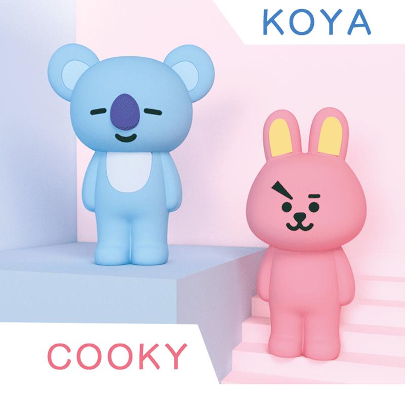 Cartoon creative silicone pencil case koala bear stereo stationery box cute student office supplies