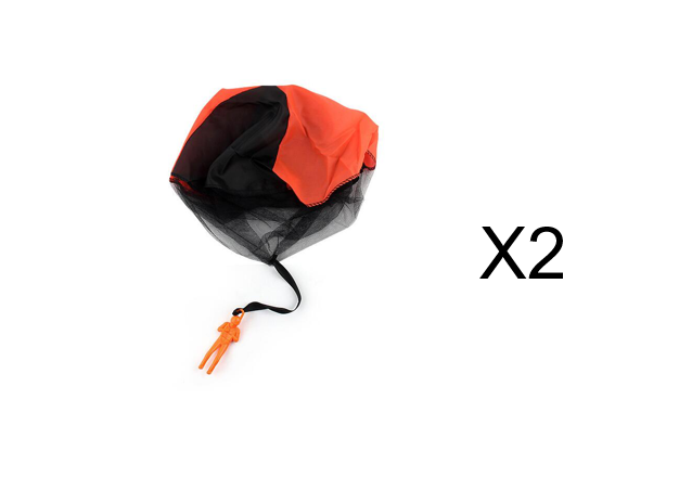 Children's hand throw parachute toy soldier parachute outdoor children's toy bucket