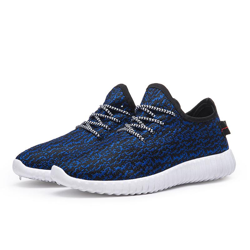 2020 men fall fly fabric breathable coconut low trend of Korean men's casual shoes sports shoes