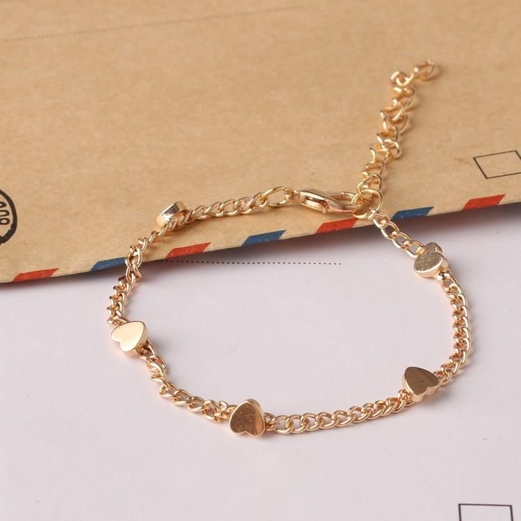 Pulsera dorada estrella
