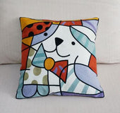 Roy Painting 1 Embroidered Cushion Cover