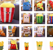 Giant Comfort Party Food Soft Pillow Cushion Decor Toys