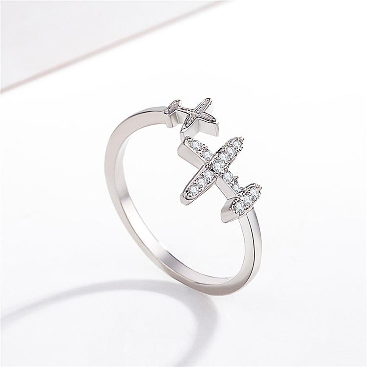 Adjustable Plane Ring Women