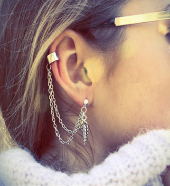 Ear clip earrings