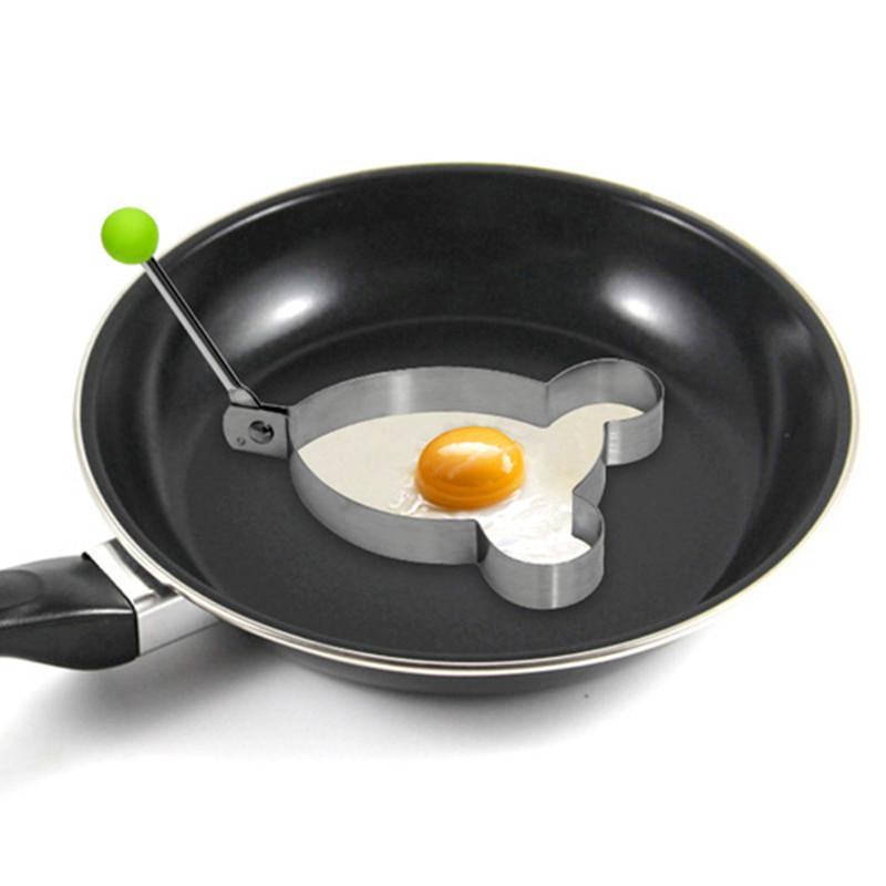 Thickened stainless steel omelette mold creative egg frying mold love type fried egg model poached egg grinder