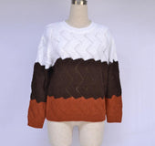 Loose rainbow knit sweater