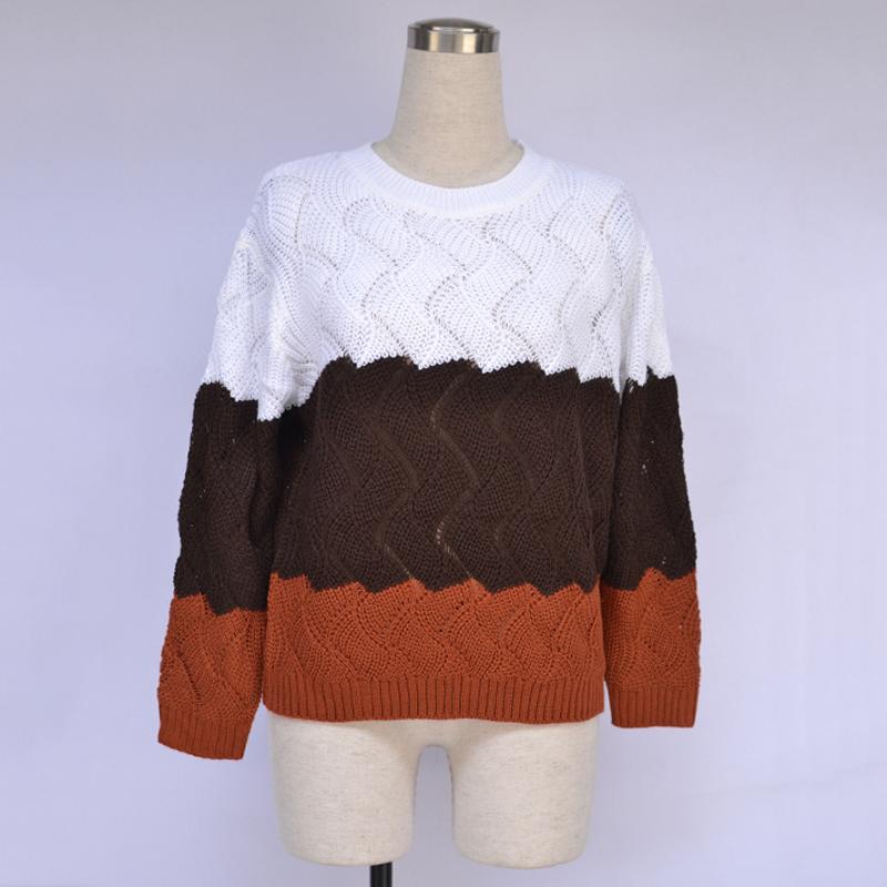 Loose rainbow knit sweater