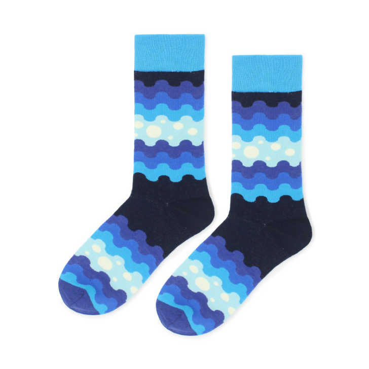 Classic striped socks men's street socks