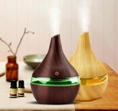 Wood grain tip humidifier air purifier