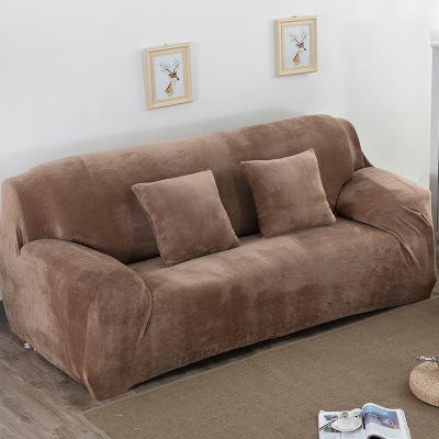 Plush sofa cushion sofa cover sofa cover