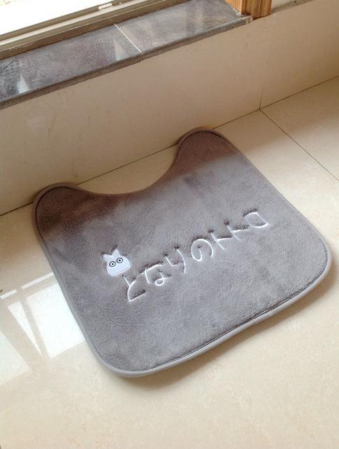 Animal style Totoro bathroom toilet cover WC seat cushion frame bath toilet cover 3 pieces toilet