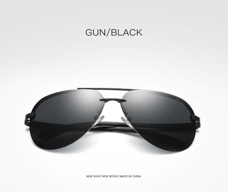 Aluminium magnesium polarized sunglasses men