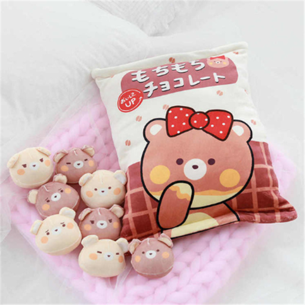 Chicken pudding rabbit pillow toy