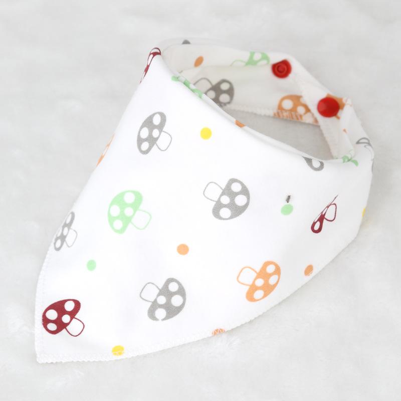10 styles Cotton triangle towel baby child cartoon saliva towel