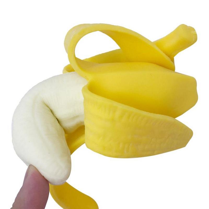 Creative simulation peeling banana