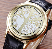 Creative new trend led touch screen watch belt creative touch table students male and female lovers real skin waterproof noctilucent