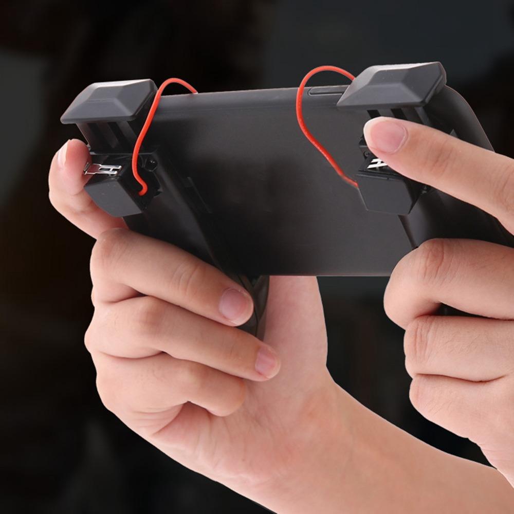 3 in 1 PUBG Game Fire Button AimEat Chicken Artifact MV Handle Auxiliary Game Jedi Survival Stimulate Battlefield King Glory Walking Artifact Set Key Smart Phone Trigger R1 L1 Shooter Gampads PUBG Mobile Gaming Handle Shooter Controller (China)