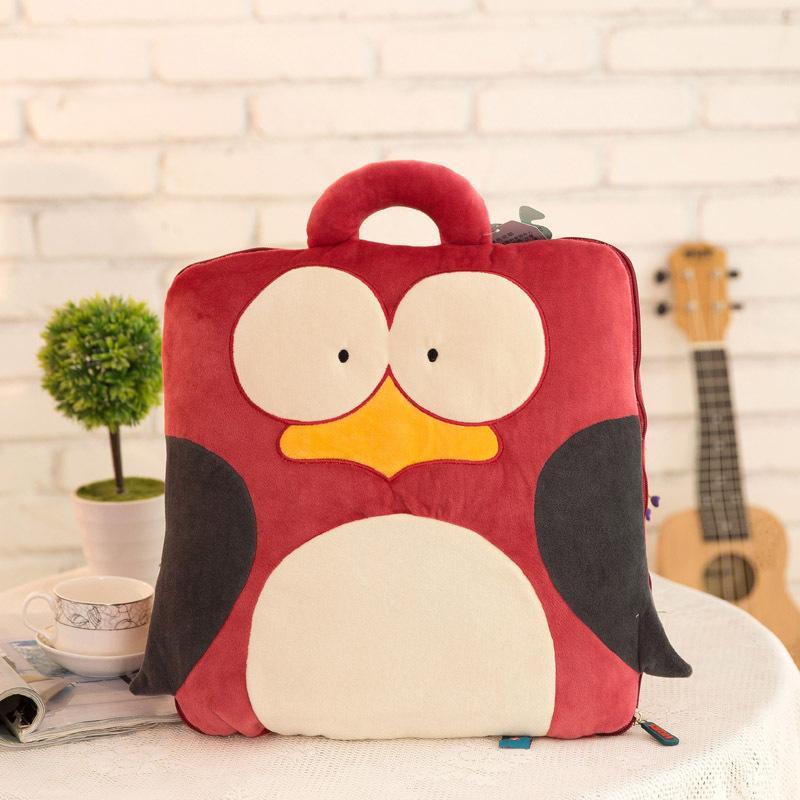 Cartoon pillow blanket plush toy