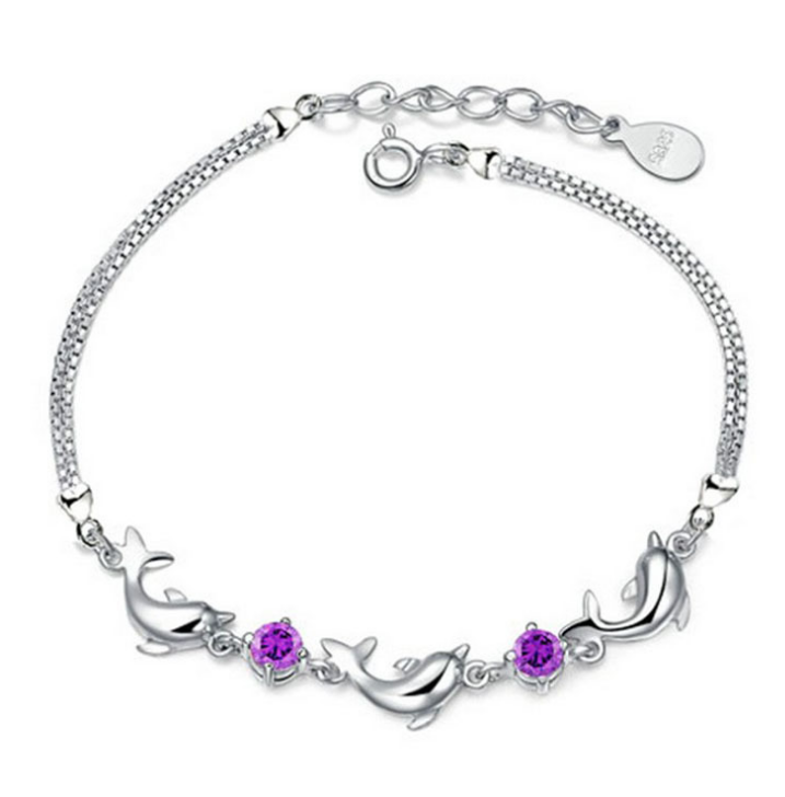 925 pulseras de plata minimalista