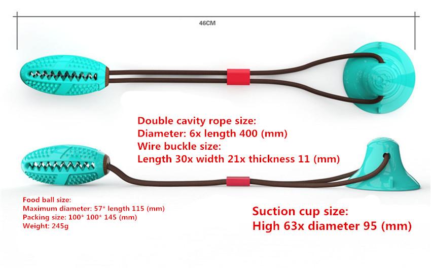 Suction cup molar toy