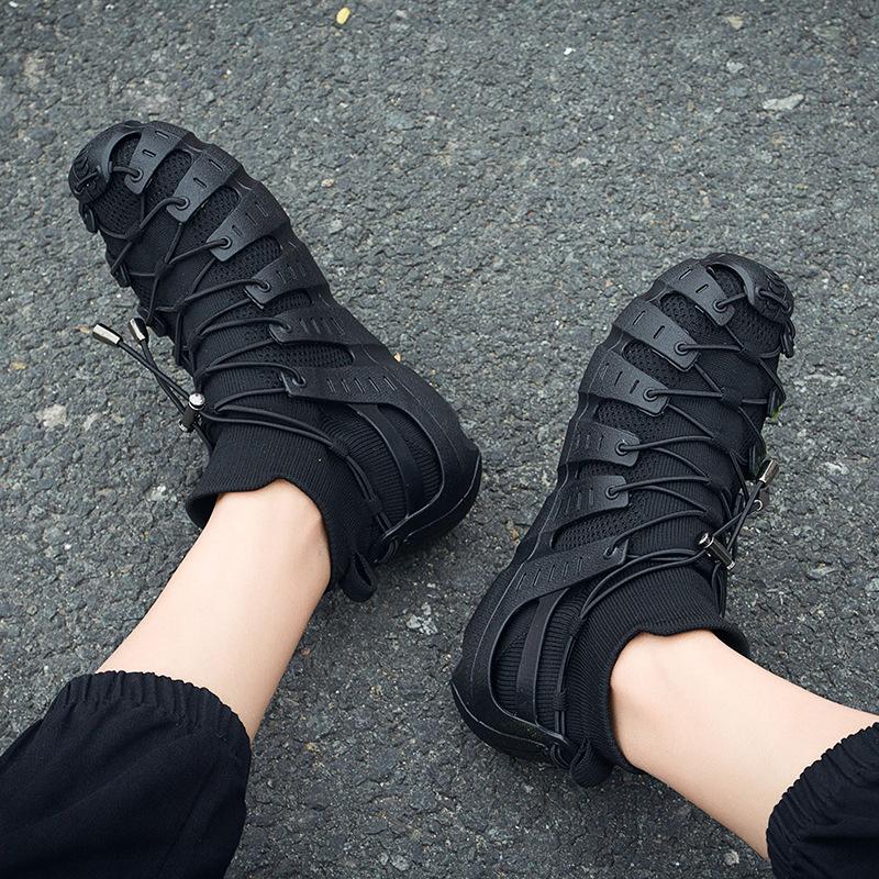 Running shoes, flying woven casual shoes