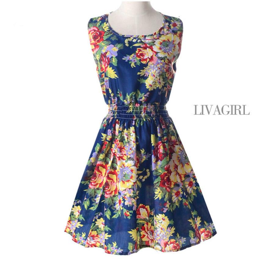 Vestido Floral Talla EUA