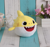 Baby shark singing vocal plush toy