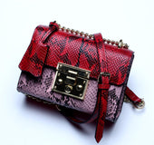 Leather chain bag