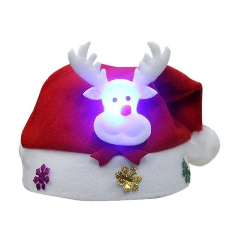 LED glowing christmas hat