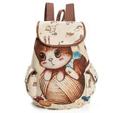 LOVELY CAT DRAWSTRING BACKPACK
