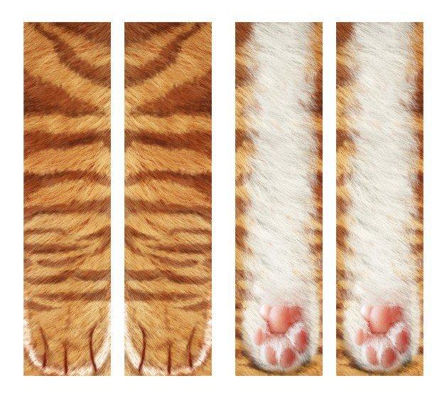 Unisex Adult Animal Paw Crew Socks