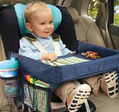 Vehicle-mounted children's waterproof toy table tray table