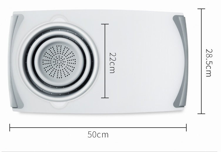Drain multi-function sink cutting board