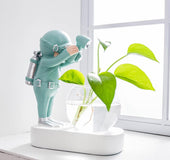 Space Astronaut Glass Vase Decoration