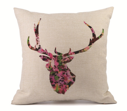 Customized pillowcase car sofa pillowcase lumbar pillow linen pillow sofa cushion