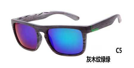 Retro Imitation Bamboo Wood Polarized Sunglasses