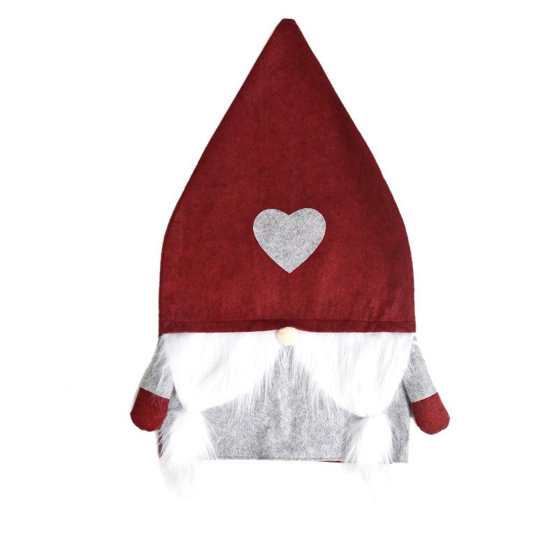 Christmas embroidery chair cover
