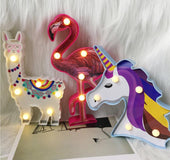 Creative LED Flamingo Modeling Light