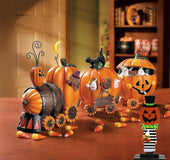 Halloween Pumpkin Man Witch Home Table Decoration