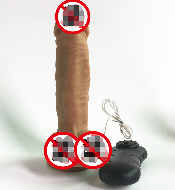 Simulation dildo female masturbation waterproof warming vibrator