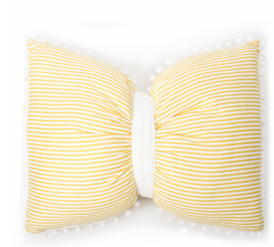 Lovely ball bow tie pillow blanket Nordic ins bedside sofa cushion pillow quilt