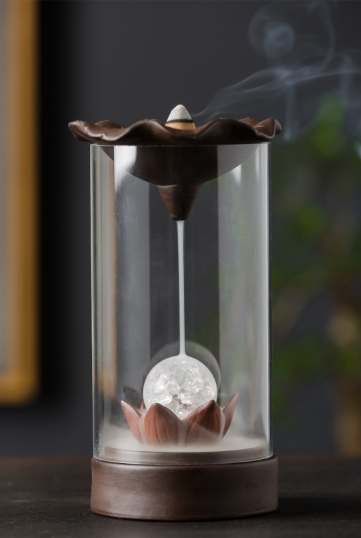 Purple sand lantern back incense burner